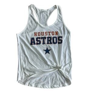 HOUSTON ASTROS Womens Racerback Tank Glitter Vinyl XL